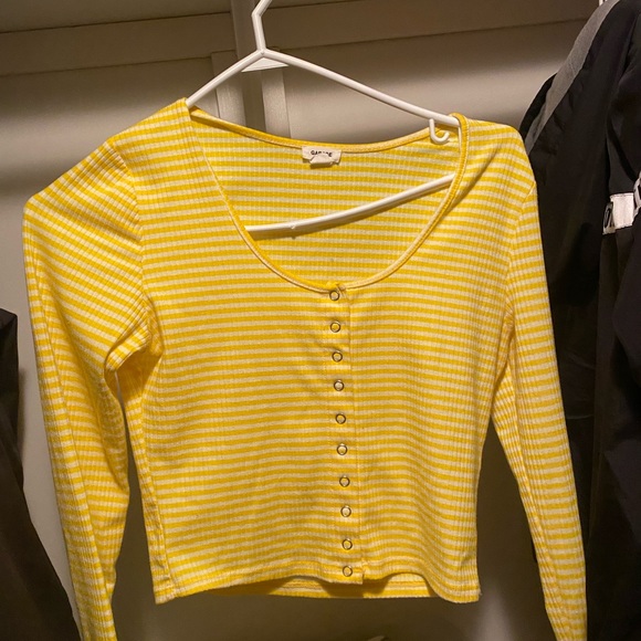 Yellow long sleeve top - Picture 4 of 4